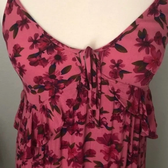 NWT AE Hi-Lo Ruffled Maxi - Picture 2 of 5